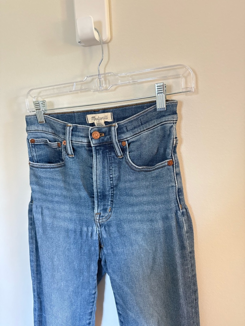 Madewell • The Perfect Vintage Jean Sz 25 Cotton Stretch Casual Capsule Wardrobe - Picture 3 of 10
